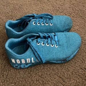 Blue nobull trainers